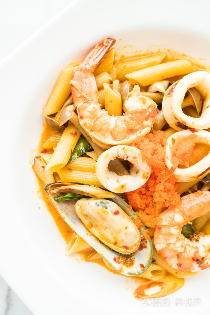 海鲜汤姆百胜通心粉