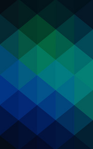 暗蓝色, 绿色的多边形设计模式,三角形和梯度的折纸样式组成的照片