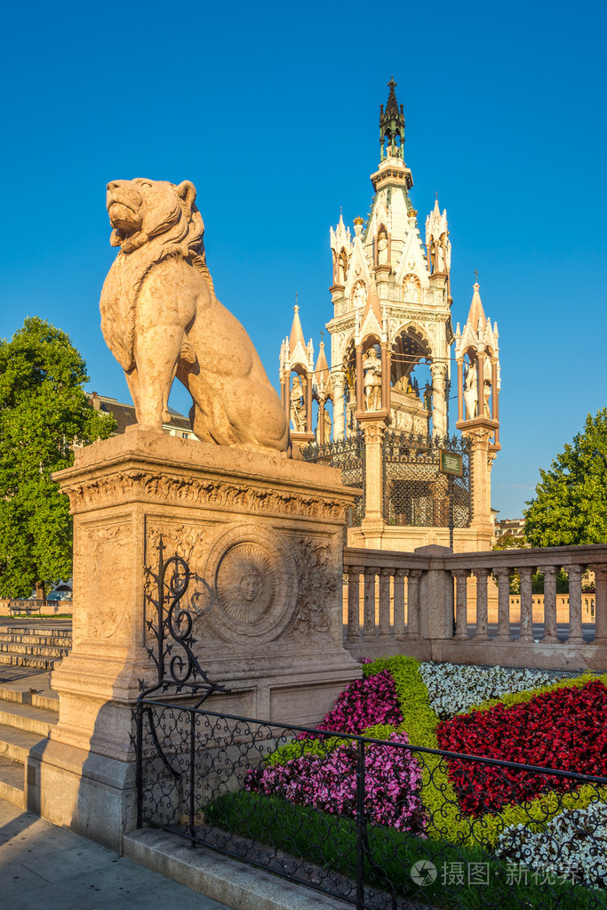 不伦瑞克纪念碑在日内瓦
