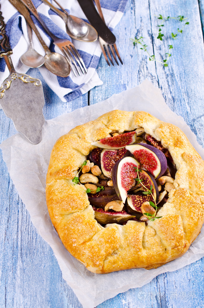 自制的开口馅饼