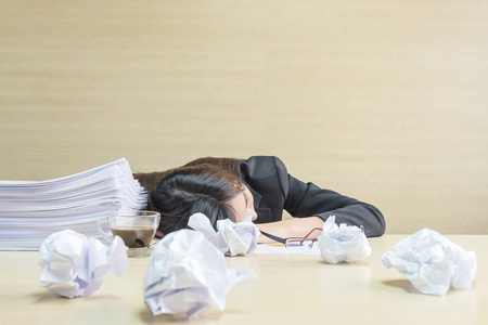 累了累了工作女人概念照片