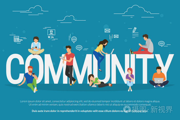 社区的概念图