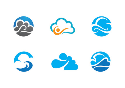 云的标志模板