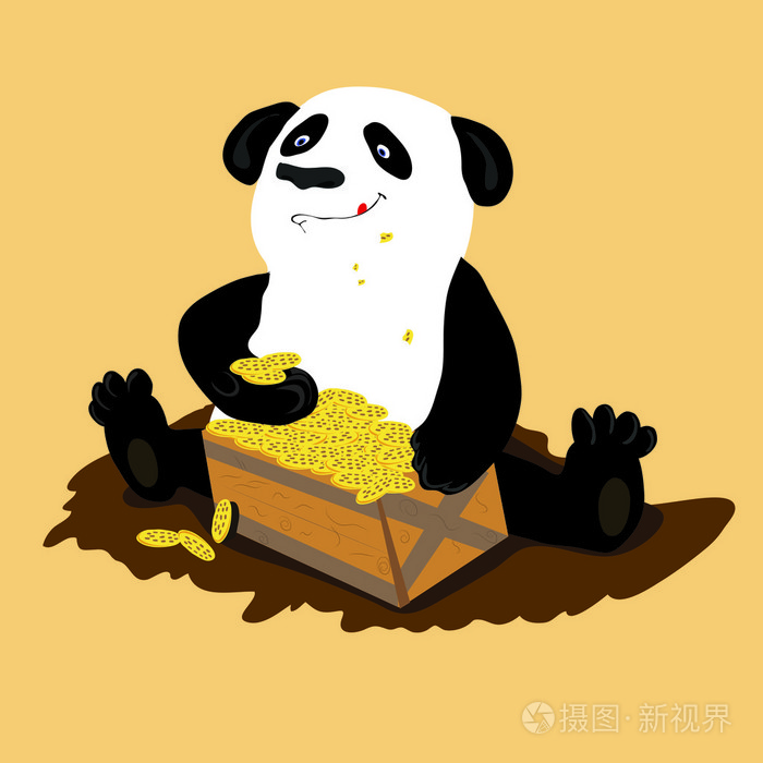 熊猫和饼干