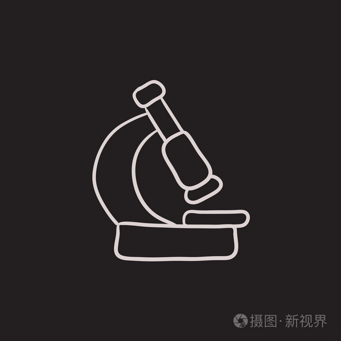 显微镜素描图标