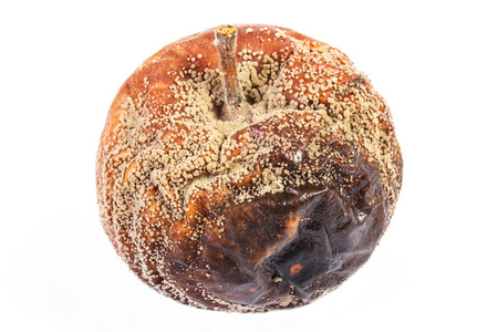 发霉的苹果图片