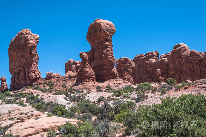巴茨在犹他州拱门国家公园