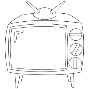 向量集的电视照片