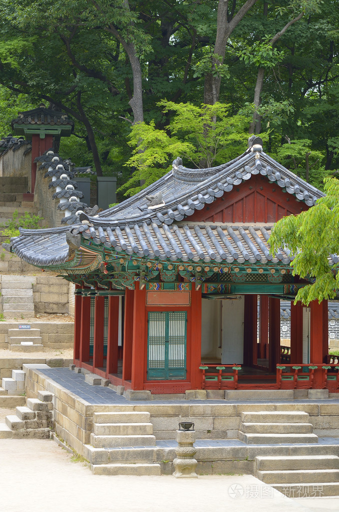 昌德宫宫在首尔韩国