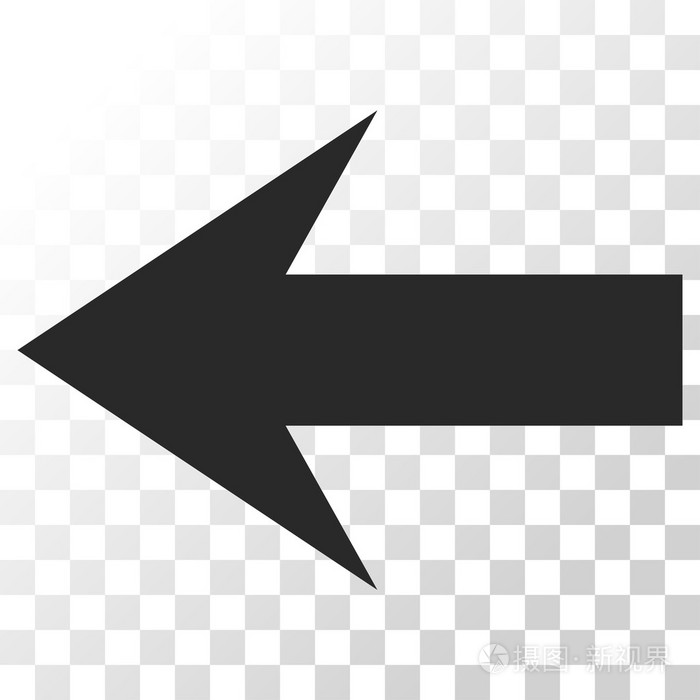 箭头左的矢量图标