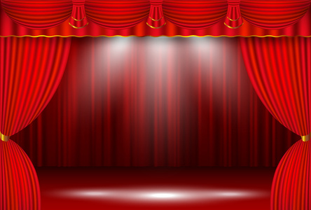 舞台幕布背景图片