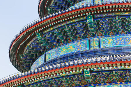 中国北京天坛著名古建筑中国北京紫禁城的建筑细节北京市中心的历史