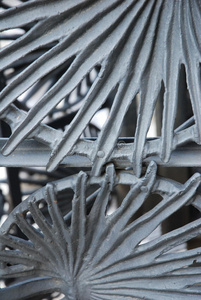 西班牙 金属 栅栏 欧洲 艺术 树叶 巴塞罗那