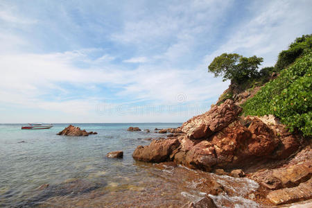 省份 潜水 春武里 天空 旅行 岩石 海滩 放松 旅行者