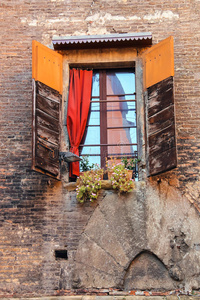 老年人 意大利语 玻璃 欧洲 灯笼 城市 框架 外部 复古的