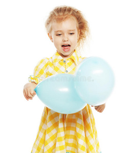 气球 美丽的 乐趣 人类 五颜六色 女儿 小孩 快乐 童年