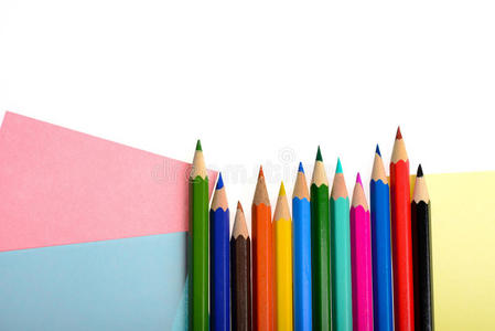 绘画 彩虹 供应品 特写镜头 铅笔 艺术 商业 小孩 教育