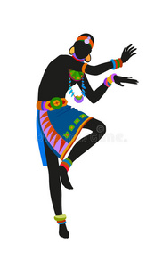 种族舞蹈非洲人