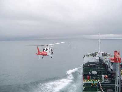 油轮 旋翼机 航空 车辆 营救 操作 飞机 直升机