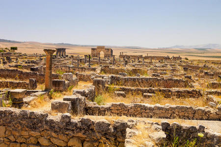 废墟 罗马 罗马人 大理石 建筑学 摩洛哥人 考古 遗产