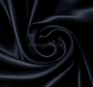 光滑优雅的黑色丝绸作为背景
