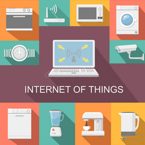 咖啡机 空气 安慰 汽车 微波炉 洗碗机 网络 计算机 插图
