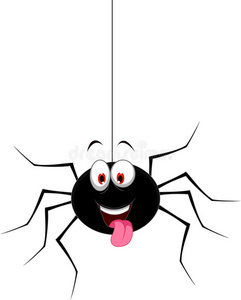可爱的蜘蛛卡通为你设计