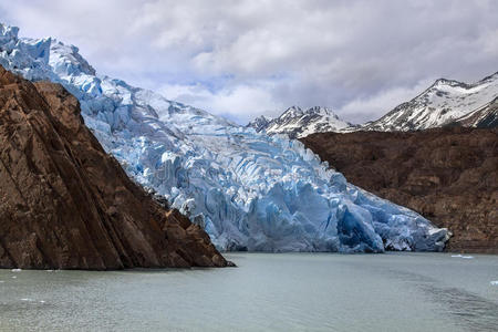 灰色冰川巴塔哥尼亚智利