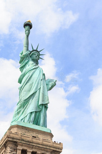 国家的 纪念碑 新的 地标 偶像 曼哈顿 面对 历史的 女士