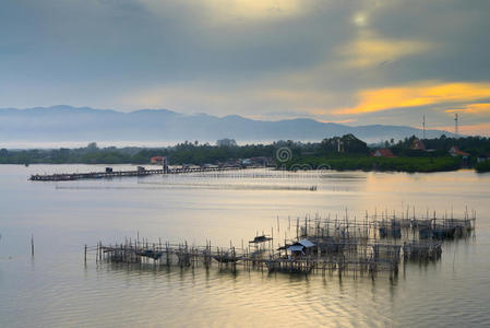 混凝土 红树林 全景 风景 拱门 亚洲 全景图 划船 建筑学