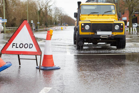 车辆 英国 圆锥体 淹没 保险 汽车 变暖 警告 城市 签名