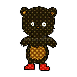 幼幼专题漫画漫画卡通黑熊幼崽照片