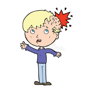 卡通受伤的头部图片-卡通受伤的头部素材-卡通受伤的头部插画-摄图新