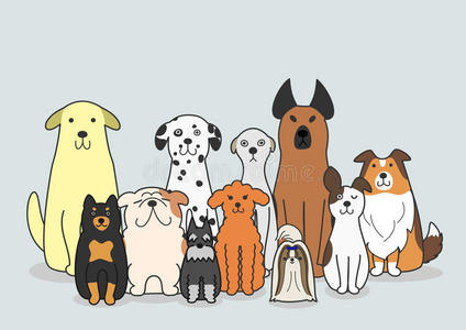 狗群图片