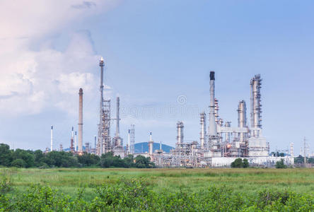 炼油厂 设施 行业 液化石油气 重的 化学 能量 桅杆 颜色