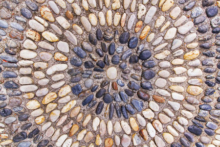 圆圈 岩石 美丽的 纹理 自然 花岗岩 地质 卵石 特写镜头