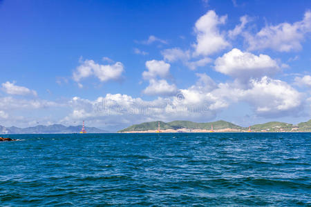 天空 美丽的 全景 城市 旅行 地平线 风景 森林 海滩