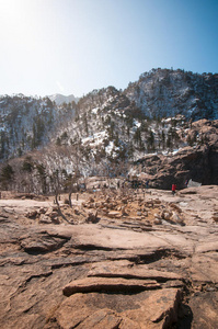 环境 风景 范围 全景图 遥远的 公园 美丽的 岩石 徒步旅行