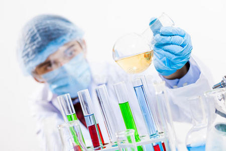 生物技术 研究员 流感 检查 健康 微生物学 专业知识 液体