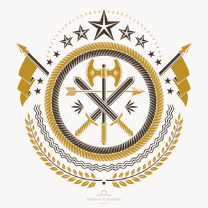 纹章徽章插画