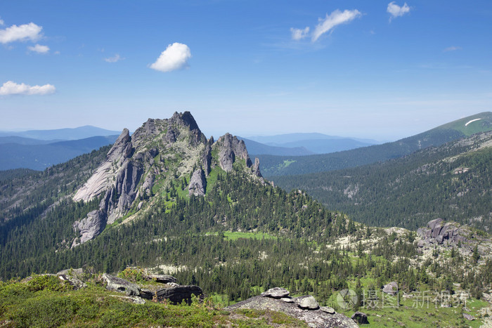 石头城在西萨彦岭