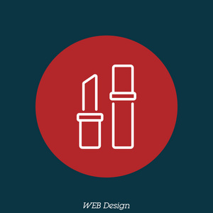 口红图标的设计照片