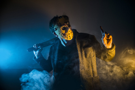 可怕的面具图片