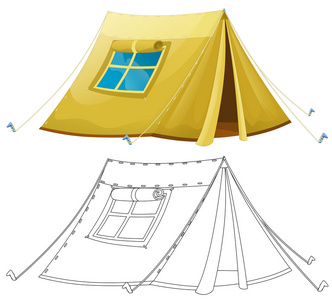 帐篷剪贴画图片