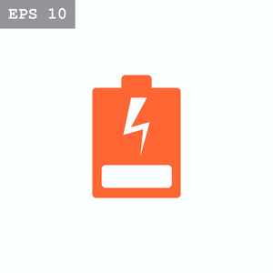 蓄能器,电池图标插画