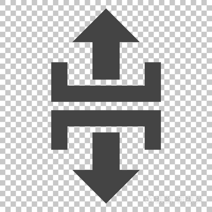 划分垂直方向矢量图标插画-正版商用图片1qk35i-摄图新视界