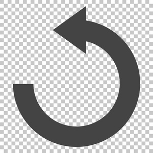 左旋转矢量图标图片