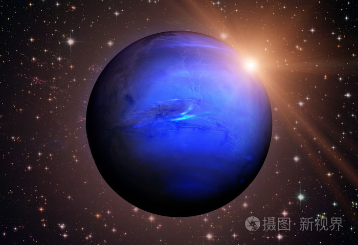 太阳系的海王星它是离太阳第八和最远的行星