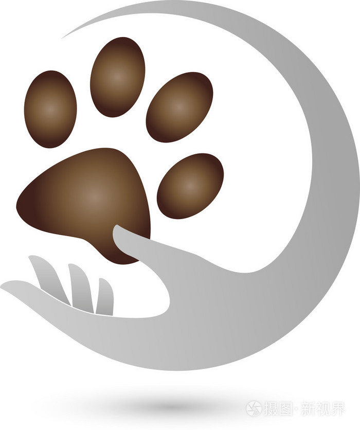 手和猫猫的爪子爪子的标志