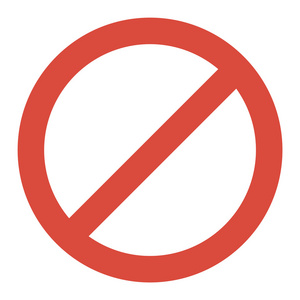 禁止行走信号停止标志矢量图照片